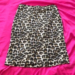 Ann Taylor Cheetah print pencil skirt